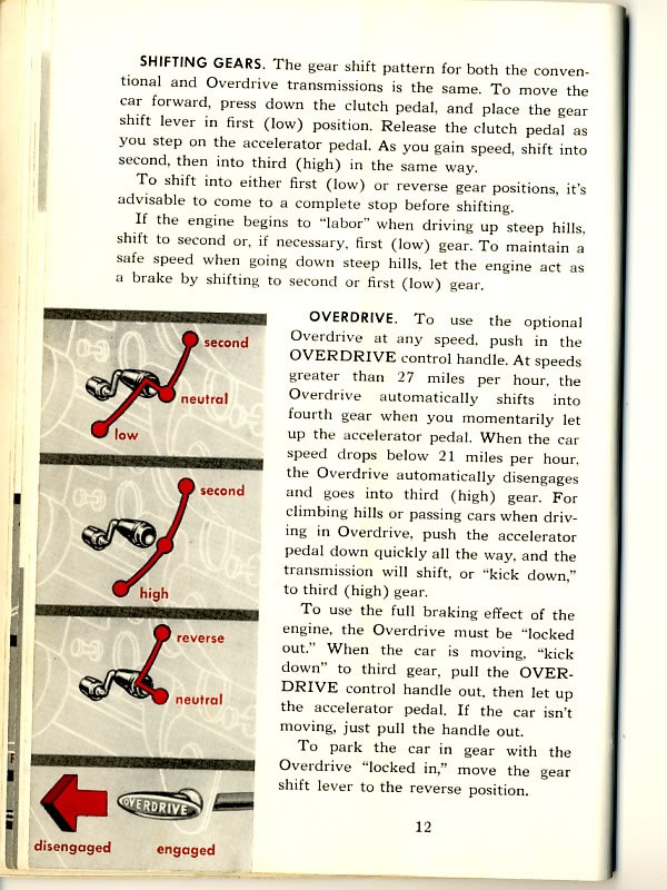 1956 Ford Owners Manual Page 44